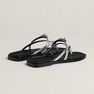 値下げします【エルメス】黒✖️シルバーサンダル　サイズ38 楽天市場】エルメス サンダル 38の通販